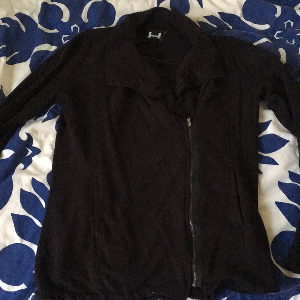 Black zip up H by Bordeaux sweater XS/S
